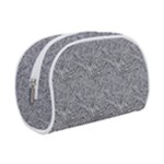 Dark Grey Snake Make Up Case (Small)