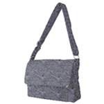 Dark Grey Snake Full Print Messenger Bag (M)