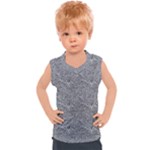 Dark Grey Snake Kids  Sport Tank Top