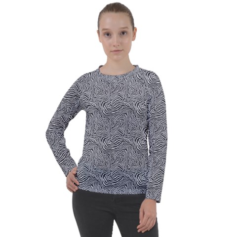 Dark Grey Snake Women s Long Sleeve Raglan T