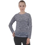 Dark Grey Snake Women s Long Sleeve Raglan T-Shirt