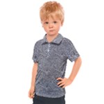 Dark Grey Snake Kids  Polo T-Shirt