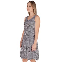 Knee Length Skater Dress With Pockets 
