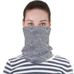 Dark Grey Snake Face Seamless Bandana (Adult)