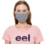Dark Grey Snake Cloth Face Mask (Adult)