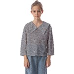 Dark Grey Snake Kids  Sailor Shirt
