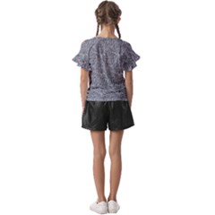 Kids  Cut Out Flutter Sleeves 