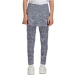 Dark Grey Snake Kids  Skirted Pants