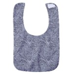 Dark Grey Snake Baby Bib