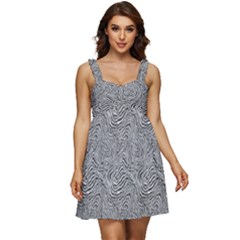 Ruffle Strap Babydoll Chiffon Dress 
