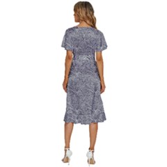 Women s Kimono Wrap Satin Dress 