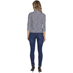 Women s Draped Front 3/4 Sleeve Shawl Collar Jacket 