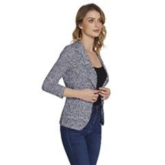 Women s One-Button 3/4 Sleeve Short Jacket 
