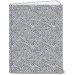 Dark Grey Snake 6  x 8  Hardcover Notebook