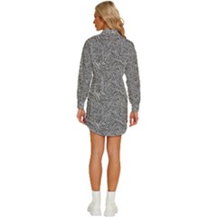 Womens Long Sleeve Shirt Dress 