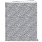 Dark Grey Snake 8  x 10  Softcover Notebook