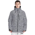 Dark Grey Snake Men s Multi Pockets Zip Ski and Snowboard Waterproof Breathable Jacket