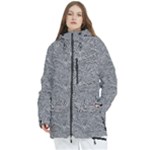 Dark Grey Snake Women s Multi Pockets Zip Ski and Snowboard Waterproof Breathable Jacket