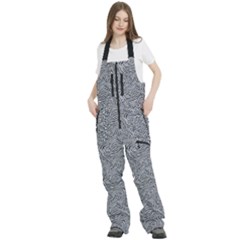 Women s Front Zip Ski And Snowboard Bib Pants 