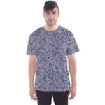 Blue Black Snake Pattern Men s Sport Mesh T-Shirt