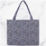 Blue Black Snake Pattern Mini Tote Bag