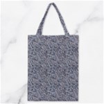Blue Black Snake Pattern Classic Tote Bag
