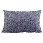 Blue Black Snake Pattern 24 x16  Lumbar Throw Cushion Case (Two Sides)