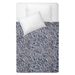 Blue Black Snake Pattern Duvet Cover Double Side (Single Size)