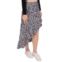 Asymmetrical Ruffle Hem Skirt  