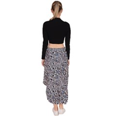 Asymmetrical Ruffle Hem Skirt  