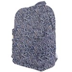 Blue Black Snake Pattern Classic Backpack