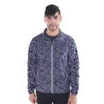 Blue Black Snake Pattern Men s Windbreaker