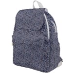 Blue Black Snake Pattern Top Flap Backpack