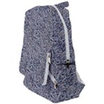 Blue Black Snake Pattern Travelers  Backpack