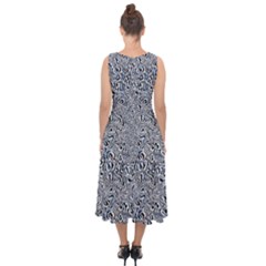 Midi Tie-Back Chiffon Dress 