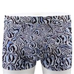 Blue Black Snake Pattern Men s Boxer Briefs