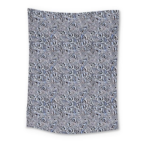 Blue Black Snake Pattern Medium Tapestry from ArtsNow.com