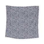 Blue Black Snake Pattern Square Tapestry (Small)