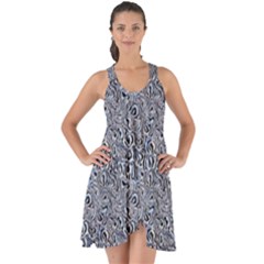 Show Some Back Chiffon Dress 