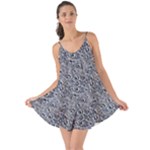 Blue Black Snake Pattern Love the Sun Cover Up