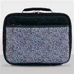 Blue Black Snake Pattern Lunch Bag