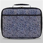 Blue Black Snake Pattern Full Print Lunch Bag
