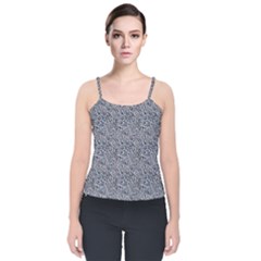 Velvet Spaghetti Strap Top 