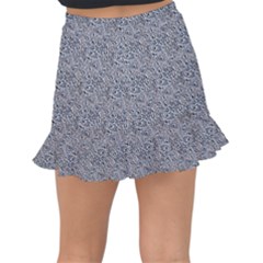 Fishtail Mini Chiffon Skirt 
