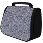 Blue Black Snake Pattern Full Print Travel Pouch (Large)