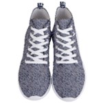 Blue Black Snake Pattern Men s Lightweight High Top Sneakers