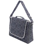 Blue Black Snake Pattern Box Up Messenger Bag