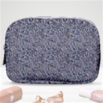 Blue Black Snake Pattern Make Up Pouch (Small)
