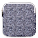 Blue Black Snake Pattern Mini Square Pouch