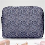 Blue Black Snake Pattern Make Up Pouch (Large)